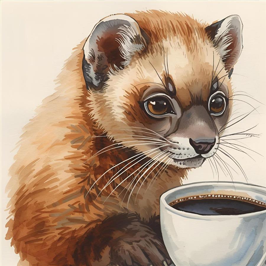 Cà phê chồn được mệnh danh là "vàng đen" trong giới ẩm thực